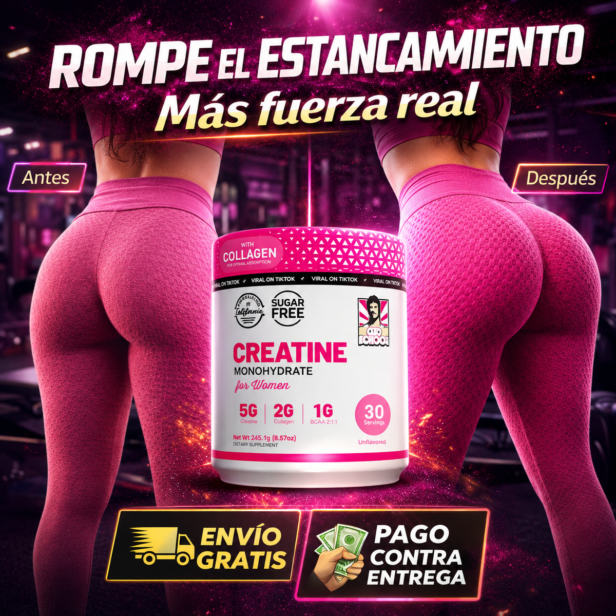 CREATINA PARA MUJER 100% ORIGINAL AMERICANA ⭐️🇺🇸