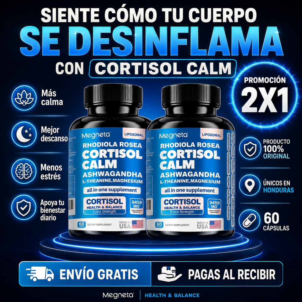 Cortisol Calm Ashwagandha X60 Capsulas