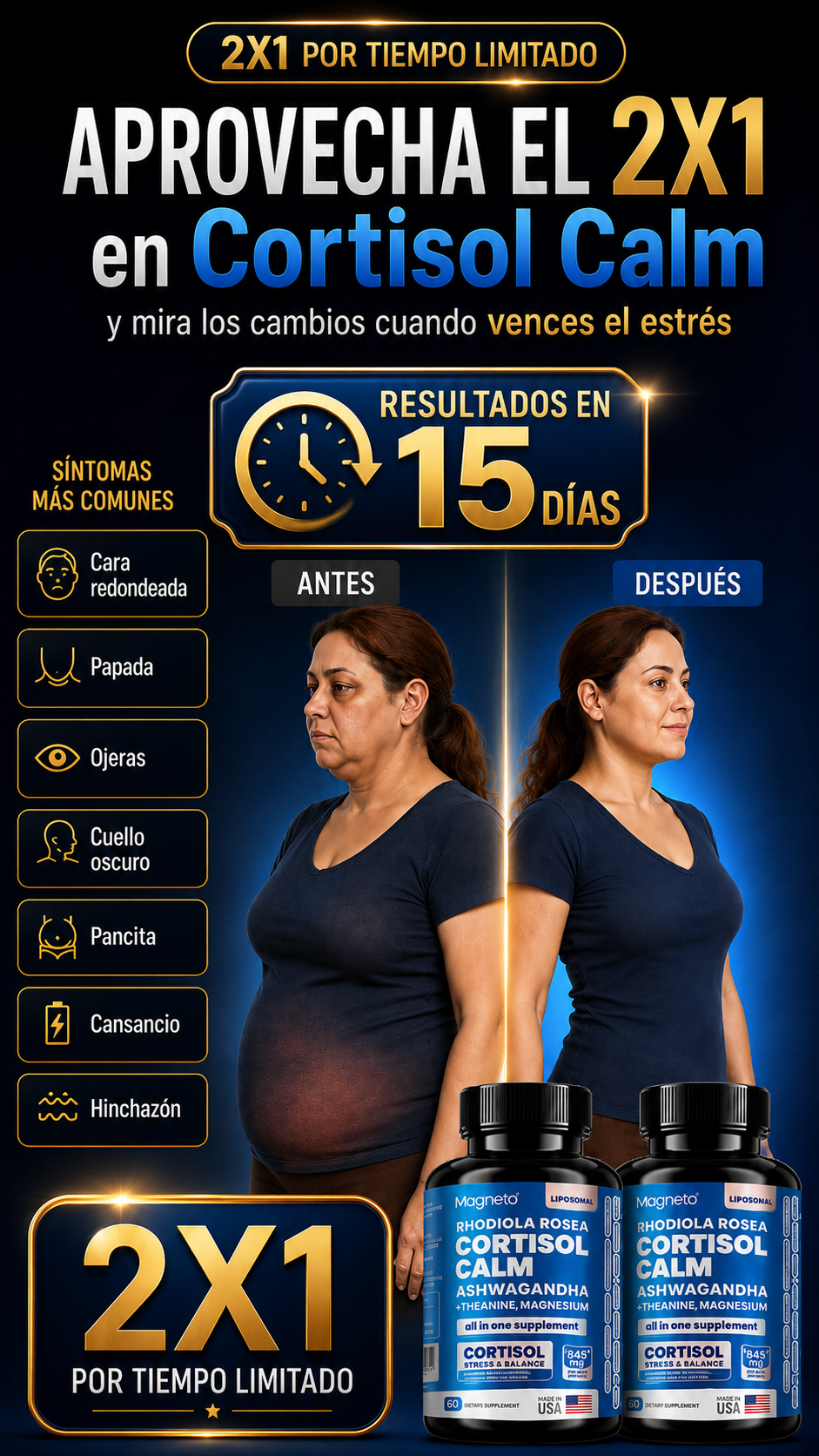 Cortisol Calm Ashwagandha X60 Capsulas